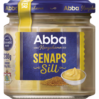 Abba Senapssill sledi v hořčičném nálevu 230g