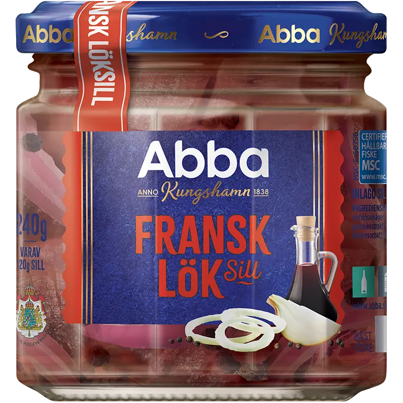 Fransk lök sledi v růžové cibuli 240g