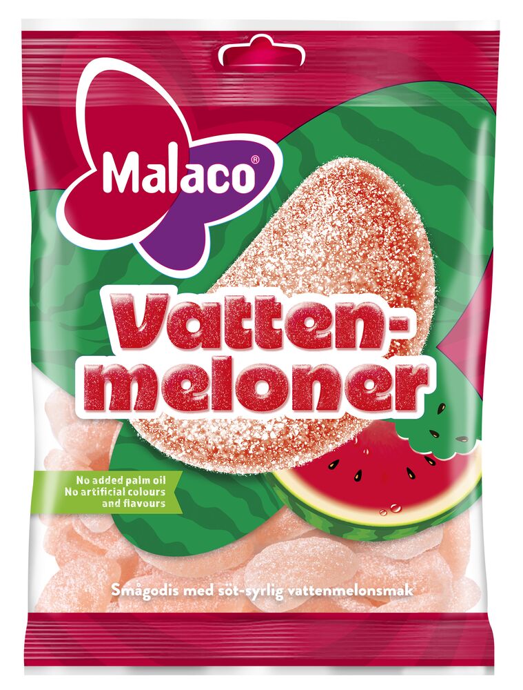 Malaco Vattenmeloner 90g