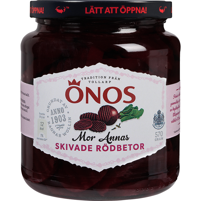 Önos Mor Annas skivade rödbetor 570 g
