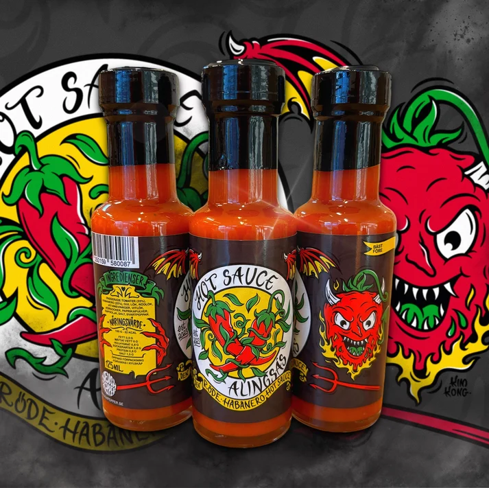 Hot sauce Alingsås – Den röde - Bild 2